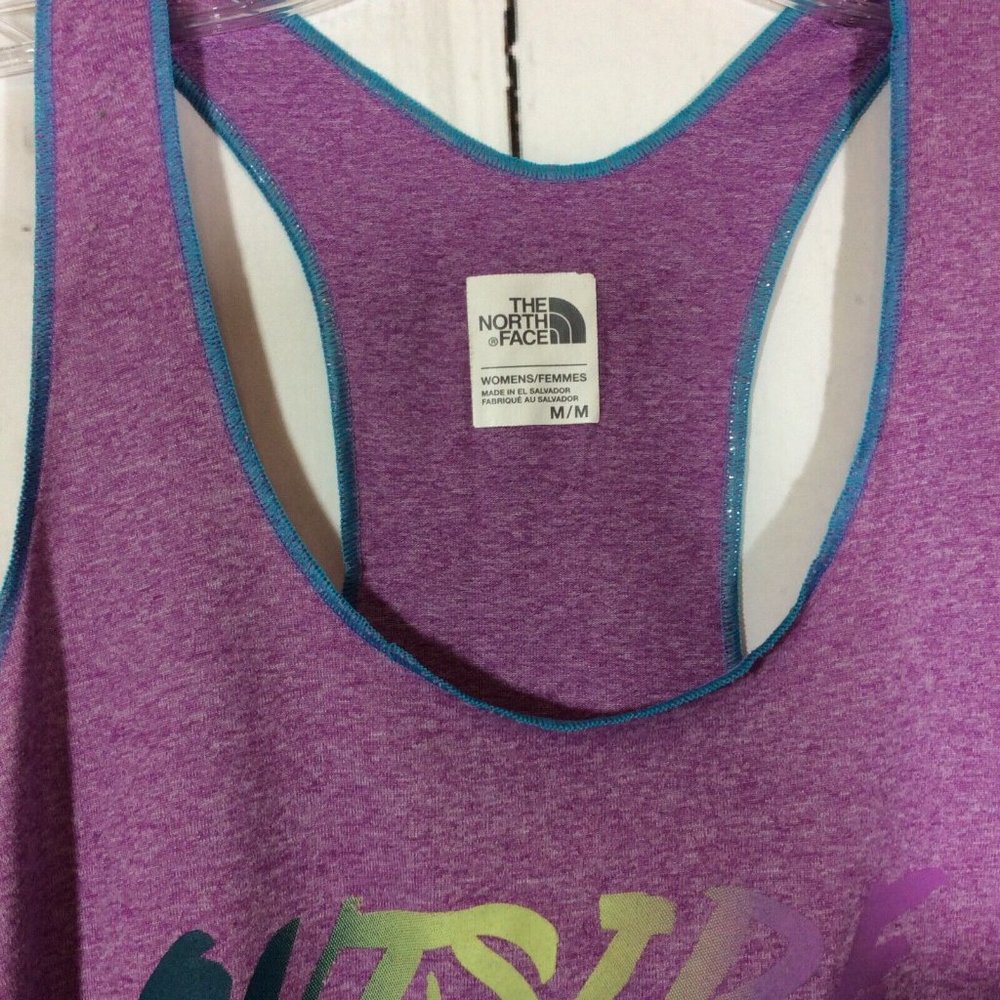 The North Face Outside Is My Inside‎ Purple Racerback Tank Top - Picture 5 of 10